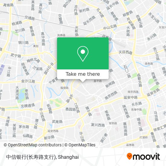 中信银行(长寿路支行) map