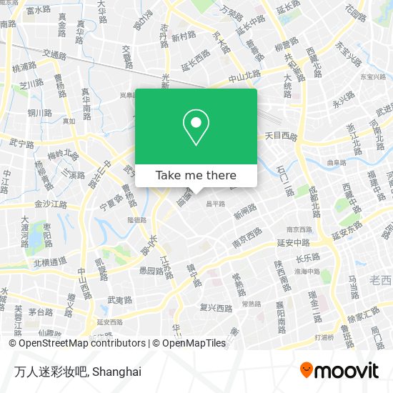 万人迷彩妆吧 map