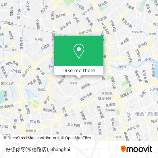 好想你枣(常德路店) map