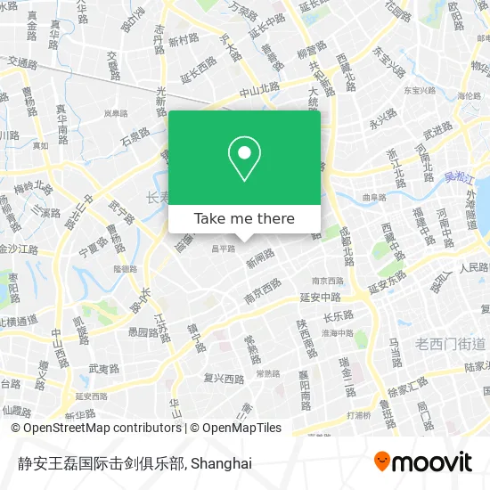 静安王磊国际击剑俱乐部 map