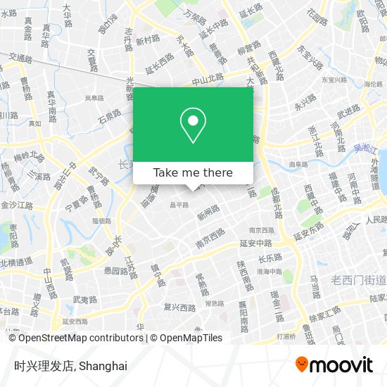 时兴理发店 map