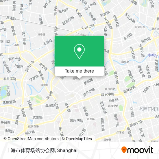 上海市体育场馆协会网 map