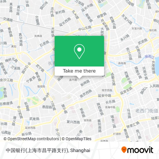 中国银行(上海市昌平路支行) map