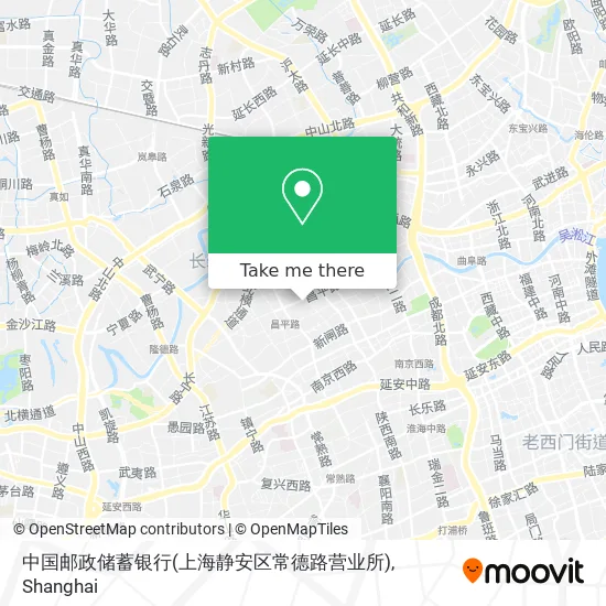 中国邮政储蓄银行(上海静安区常德路营业所) map