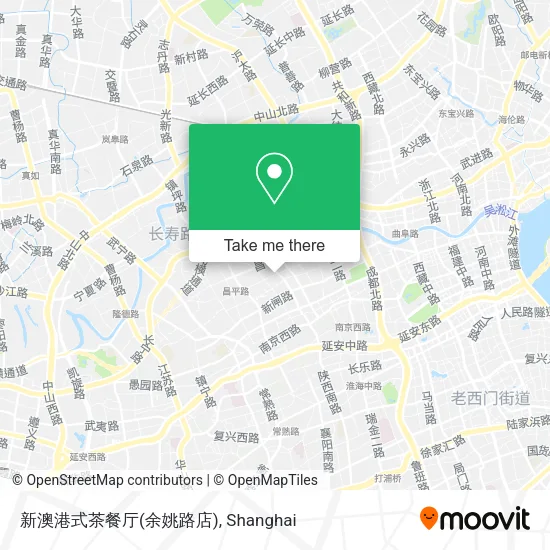 新澳港式茶餐厅(余姚路店) map