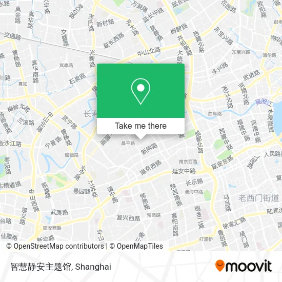 智慧静安主题馆 map