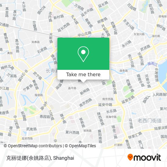 克丽缇娜(余姚路店) map