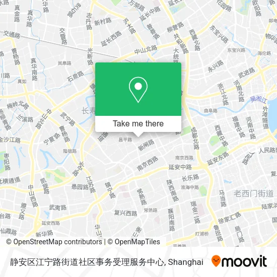 静安区江宁路街道社区事务受理服务中心 map