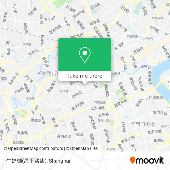 牛奶棚(昌平路店) map
