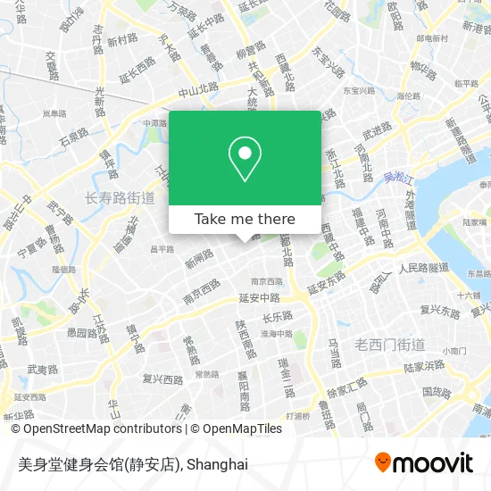 美身堂健身会馆(静安店) map