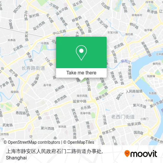 上海市静安区人民政府石门二路街道办事处 map