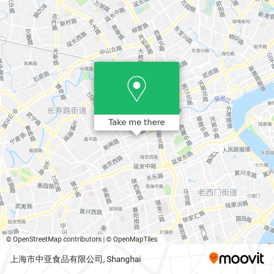 上海市中亚食品有限公司 map