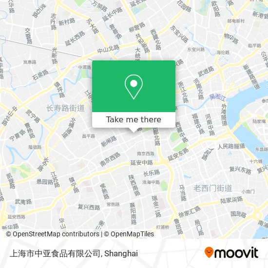 上海市中亚食品有限公司 map