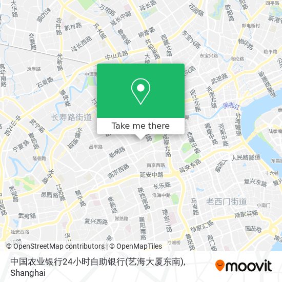 中国农业银行24小时自助银行(艺海大厦东南) map