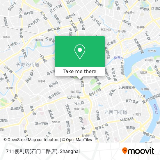 711便利店(石门二路店) map