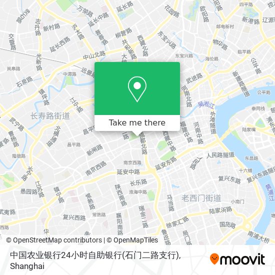中国农业银行24小时自助银行(石门二路支行) map