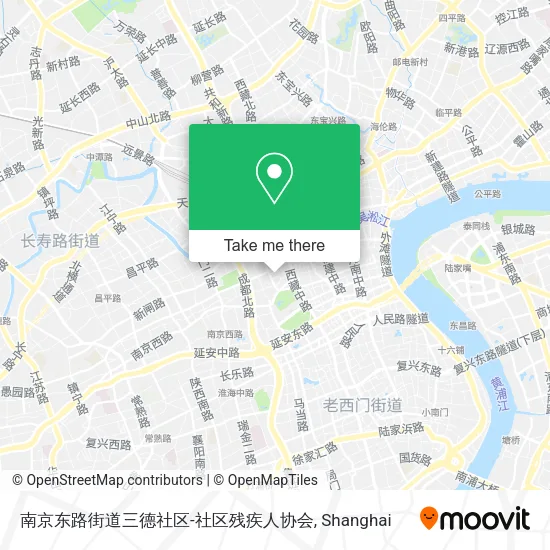 南京东路街道三德社区-社区残疾人协会 map