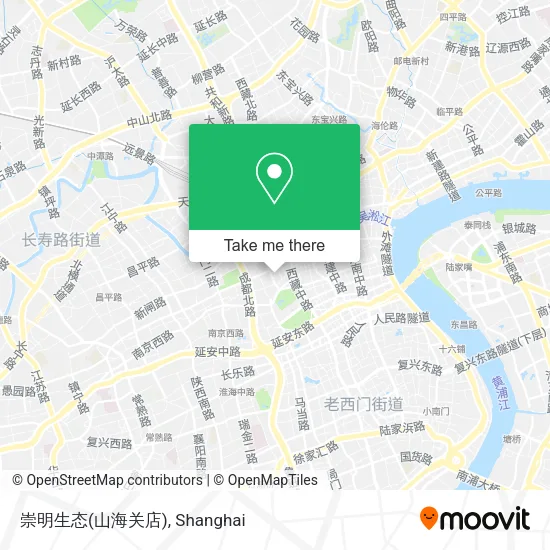 崇明生态(山海关店) map