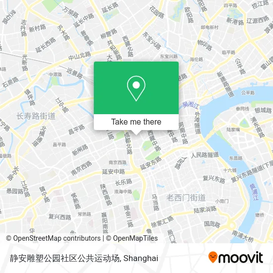 静安雕塑公园社区公共运动场 map