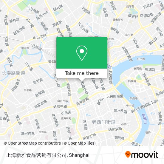 上海新雅食品营销有限公司 map