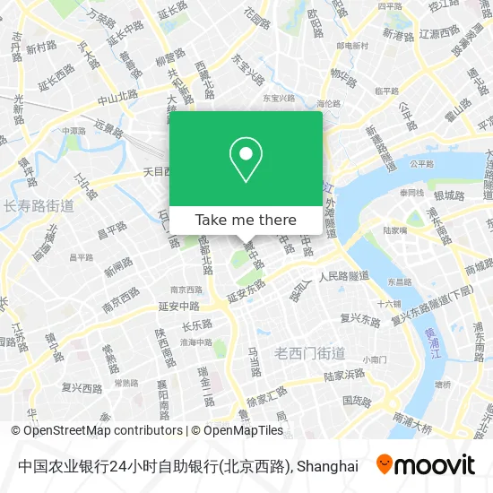 中国农业银行24小时自助银行(北京西路) map