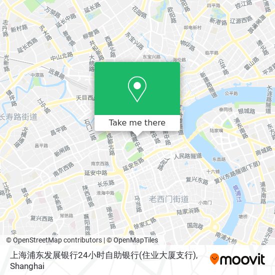 上海浦东发展银行24小时自助银行(住业大厦支行) map