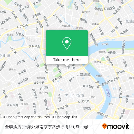 全季酒店(上海外滩南京东路步行街店) map