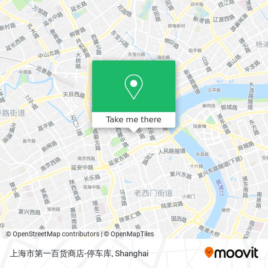 上海市第一百货商店-停车库 map