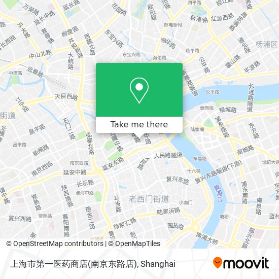 上海市第一医药商店(南京东路店) map