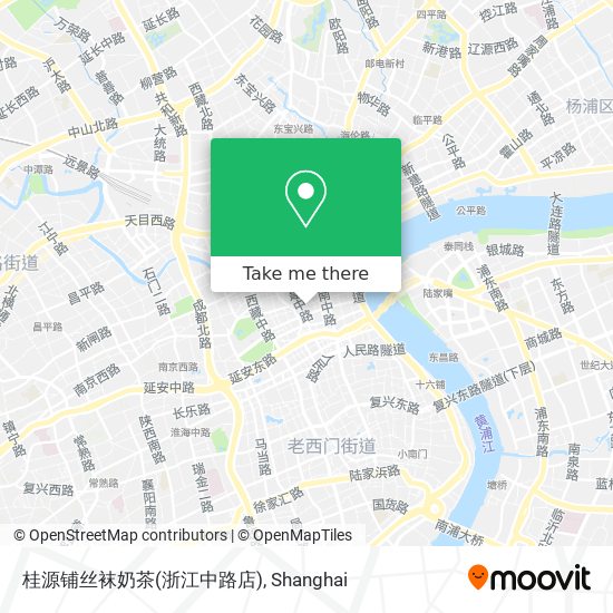桂源铺丝袜奶茶(浙江中路店) map