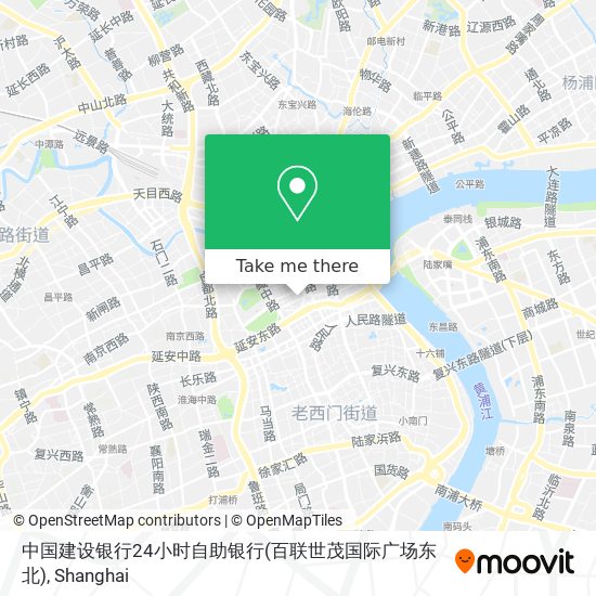 中国建设银行24小时自助银行(百联世茂国际广场东北) map