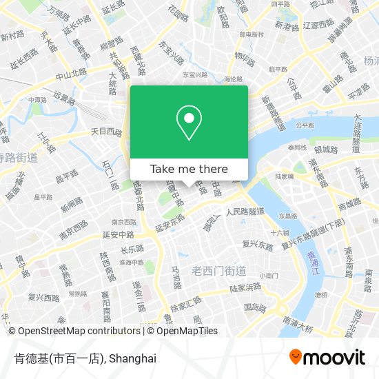 肯德基(市百一店) map