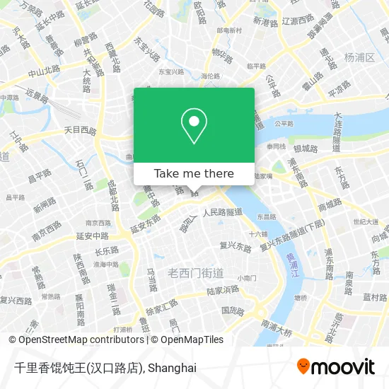 千里香馄饨王(汉口路店) map