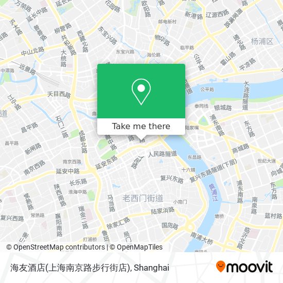 海友酒店(上海南京路步行街店) map