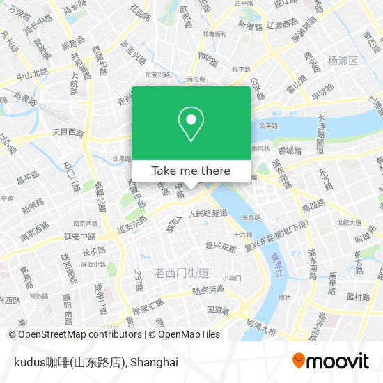 kudus咖啡(山东路店) map