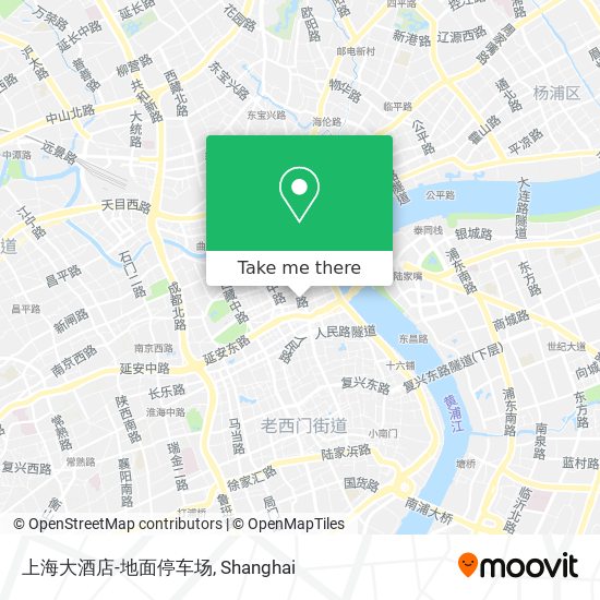 上海大酒店-地面停车场 map