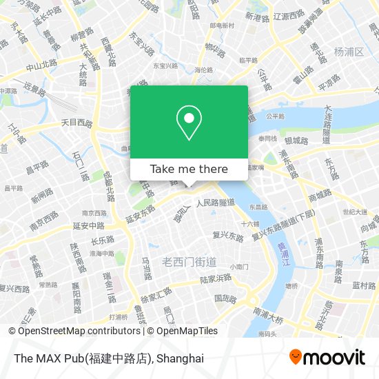The MAX Pub(福建中路店) map
