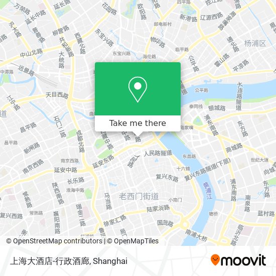 上海大酒店-行政酒廊 map