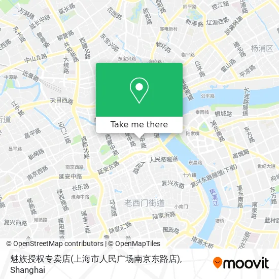 魅族授权专卖店(上海市人民广场南京东路店) map