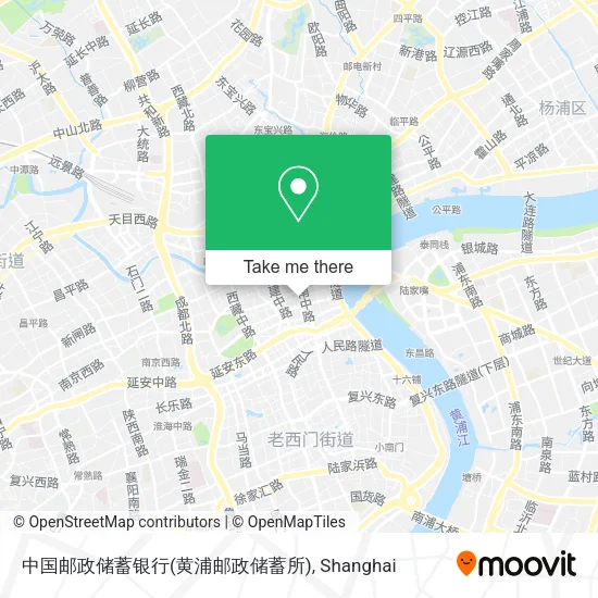 中国邮政储蓄银行(黄浦邮政储蓄所) map
