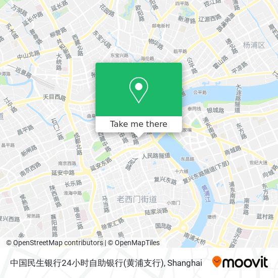 中国民生银行24小时自助银行(黄浦支行) map
