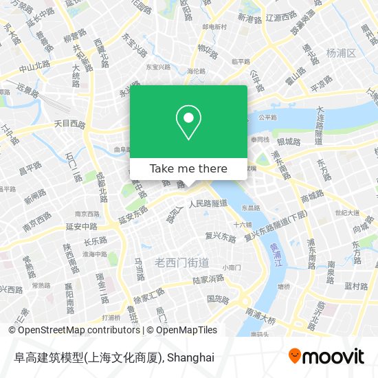阜高建筑模型(上海文化商厦) map
