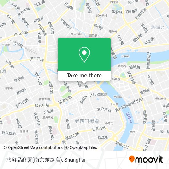 旅游品商厦(南京东路店) map