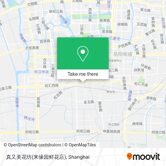 真又美花坊(来缘园鲜花店) map