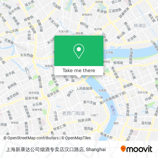 上海新康达公司烟酒专卖店汉口路店 map