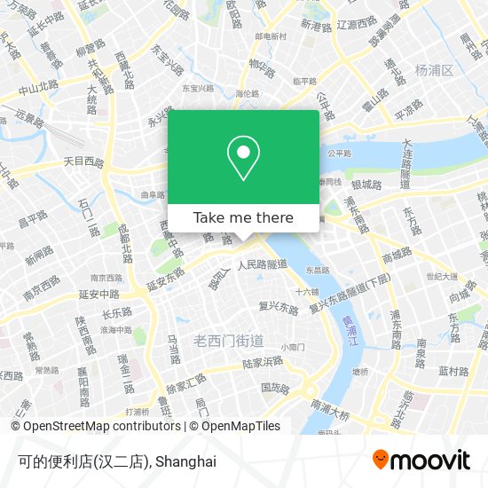 可的便利店(汉二店) map