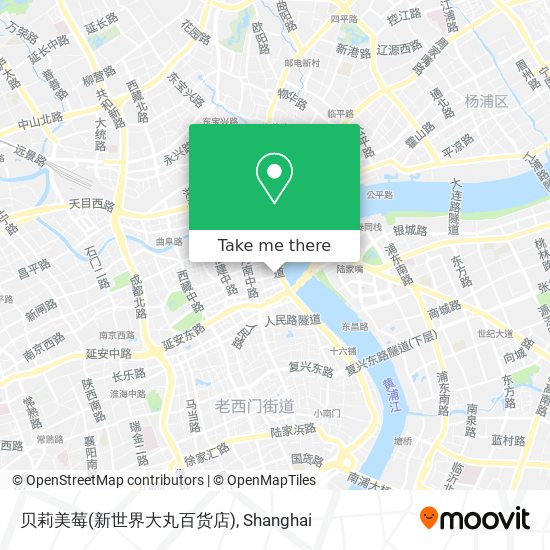 贝莉美莓(新世界大丸百货店) map