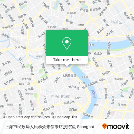 上海市民政局人民群众来信来访接待室 map