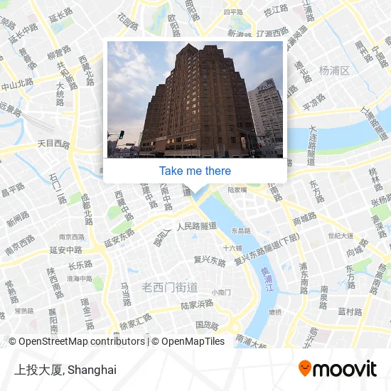 上投大厦 map