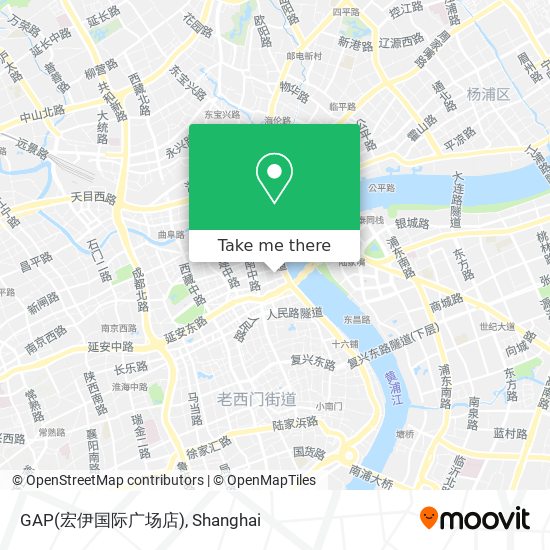 GAP(宏伊国际广场店) map